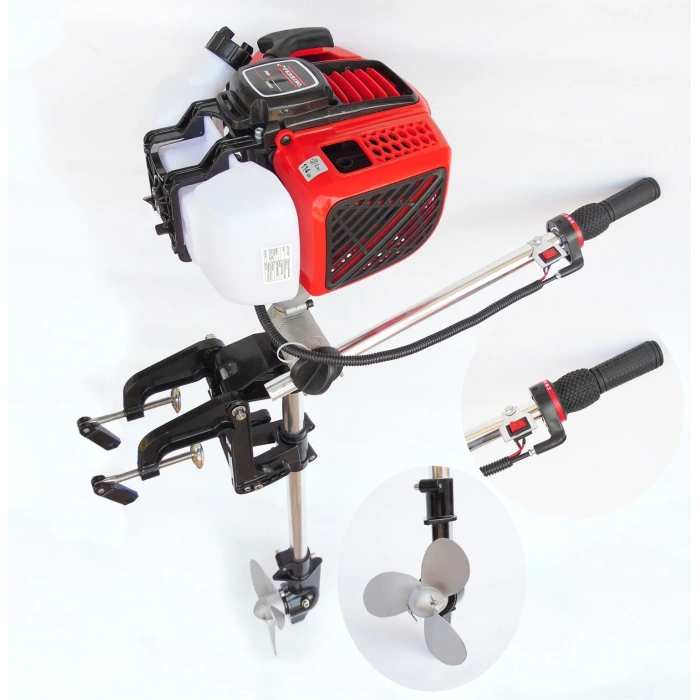 BENZİN MOTORLU TEKNE KAYIK SANDAL APARATI 2,5 Hp İPLİ