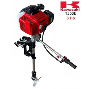 BENZİN MOTORLU TEKNE KAYIK SANDAL APARATI KAWASAKİ TJ53E 3Hp İPLİ