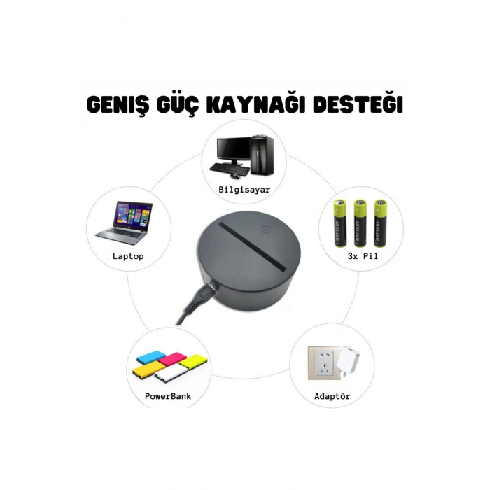 Yenitech Sevgililer Günü Hediyesi Kalemli Silinen Led Işıklı Mesaj Not Panosu 7renk