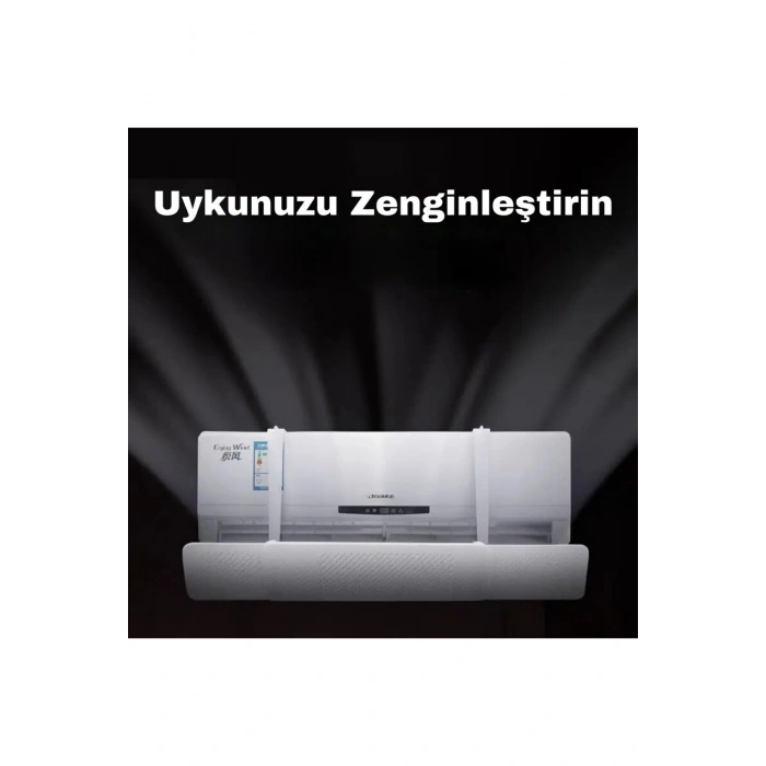 YeniTech-Ayarlanabilir Klima Hava Yönlendirme Aparatı Hava Çarpmaması İçin Klima Aparatı siperi