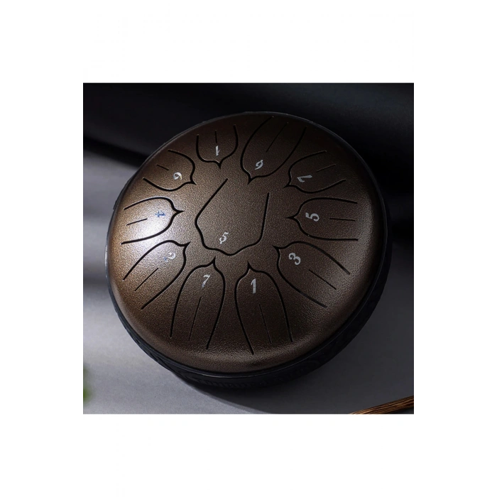 Motivasyon davulu handpan tongue drum ritim davulu eğitici yoga  müzik aleti 6 Inc 8 Ses Ton
