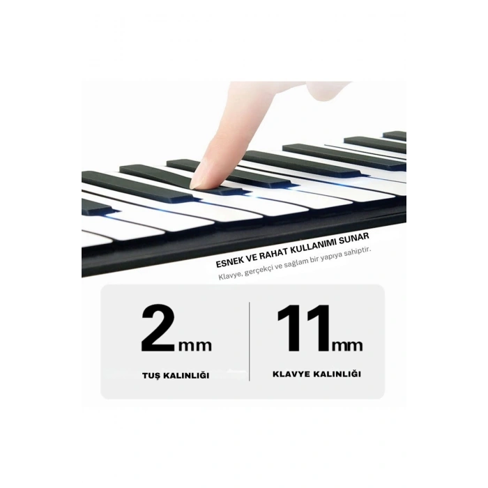Taşınabilir Piyano 88 Tuş Dijital 128 Ritim,MIDI,USB, Eğitim Performans Desteği Dahili Hoparlör