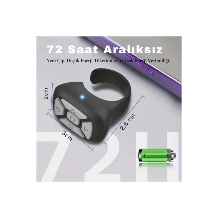 Dokunmatik Sayfa Kaydırıcı Telefon Tablet İçin Fotoğraf Çekme Sayfa Beğenme Selfie Çekme Cihazı