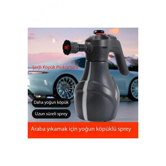 Şarjlı Köpük Püskürtücü Araba Yıkama Bahçe İçin Taşınabilir Yüksek Basınçlı Pratik Temizlik