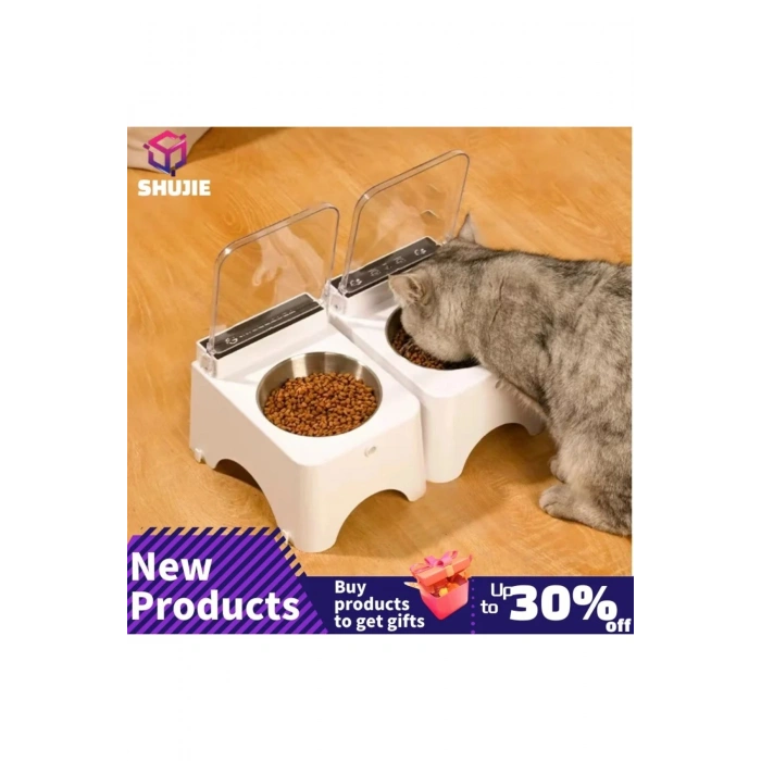 Akıllı Sensörlü Otomatik Mama Kabı Kedi İçin Hijyenik Taze Şık Besleyici Şarjlı Kedi Mama Kabı