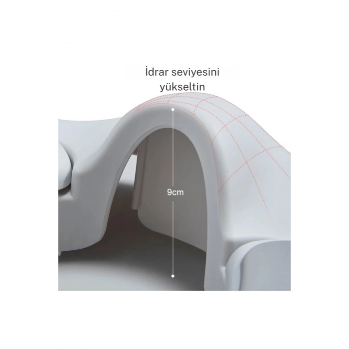 Çocuk Tuvalet Eğitimi Ergonomik Klozet Adaptörü Kaymaz Hijyenik Taşınabilir Tasarım Yumuşak Dolgulu