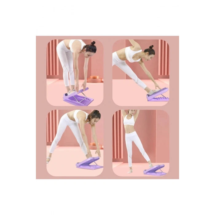 Baldır Germe Eğimli Aleti Ayak Masajlı Fizik Tedavi ve 10 Kademeli Yoga Egzersiz Platformu