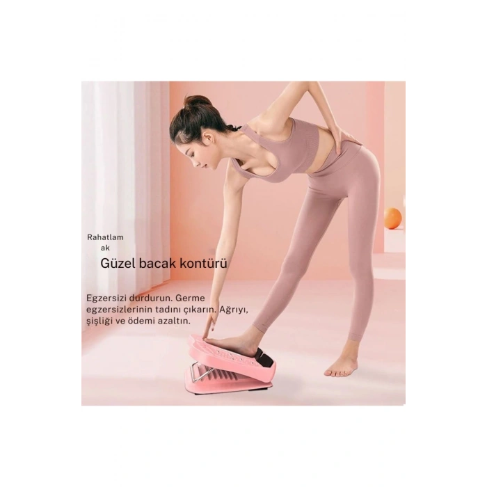 Baldır Germe Eğimli Aleti Ayak Masajlı Fizik Tedavi ve 10 Kademeli Yoga Egzersiz Platformu