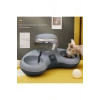 Yeni Model Kedi Köpek Mama ve Su Kabı Kaymaz Devrilmez Oyuncak Ayı Tasarımlı Besleme Kabı