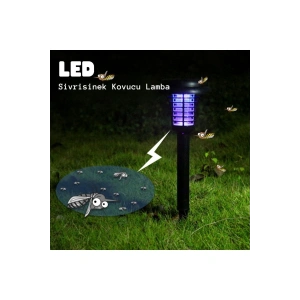 Solar Güneş Enerjili Led Aydınlatma Ve Sinek Kovucu Bahçe Lambası