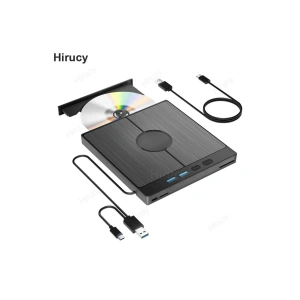 DVD 3.0 Yazıcı 7 Girişli USB Tip-C Harici CD/DVD Sürücü Windows Mac ve Laptop Fonksiyonlu Uyumlu