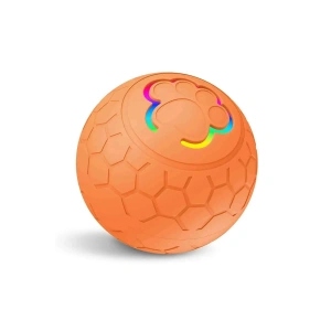 Otomatik Şarjlı Köpek Kedi Oyuncağı Hareketli RGB Işıklı Zıplayan Akıllı Top Kedi Oyuncağı
