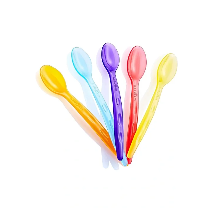 Babyjem Rengarenk Mama Kaşığı 5 Li Set