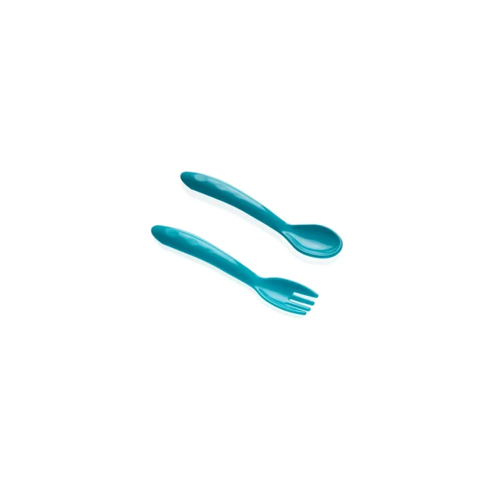 Babyjem Mama Kaşık Çatal Takımı- Mavi