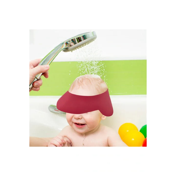 Babyjem Cırtlı Ayarlanabilir Banyo Siperi Kırmızı