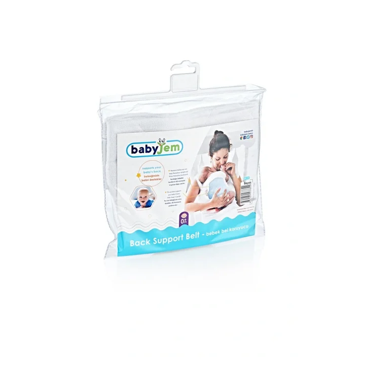 Babyjem Bebek Sırt Desteği Beyaz