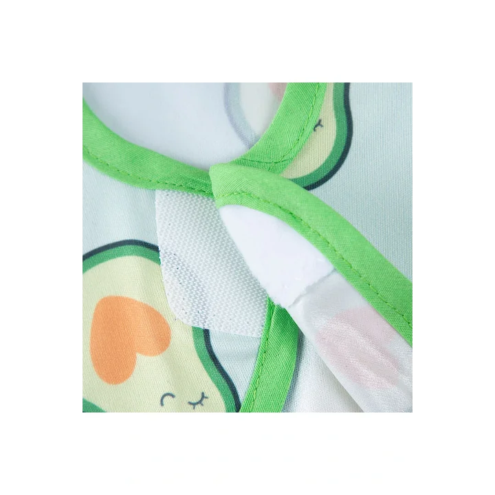 Babyjem Baskılı Blw Kollu Mama Önlüğü Avakado Desen