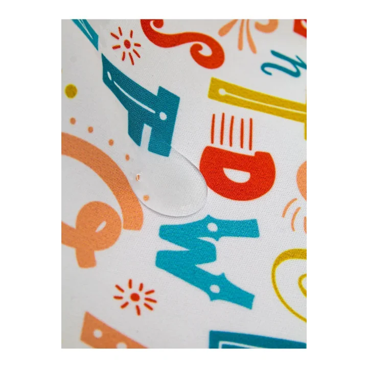 Babyjem Baskılı Blw Kollu Mama Önlüğü Harf Desen