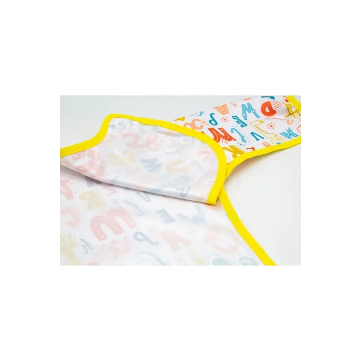Babyjem Baskılı Blw Kollu Mama Önlüğü Harf Desen