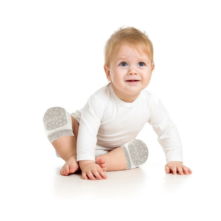Babyjem Örgü Emekleme Dizliği Bej
