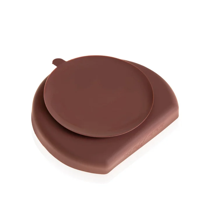 Babyjem Vakum Tabanlı Sabitlenebilir Silikon Tabak Mocha