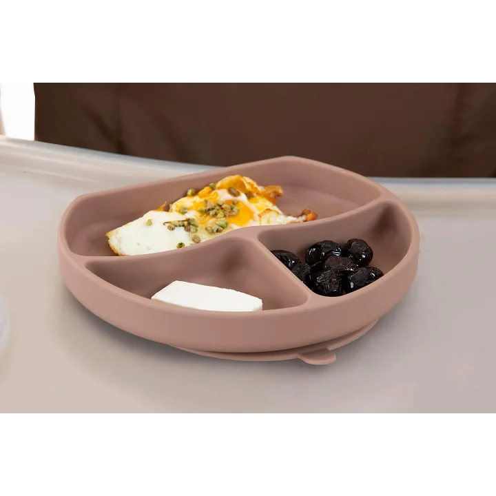 Babyjem Silikon Beslenme Seti Latte 4 Parça Hediye Seti