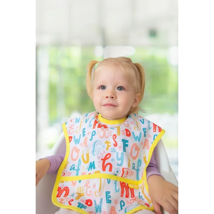 Babyjem Baskılı Blw Kolsuz Mama Önlüğü Harf Desen