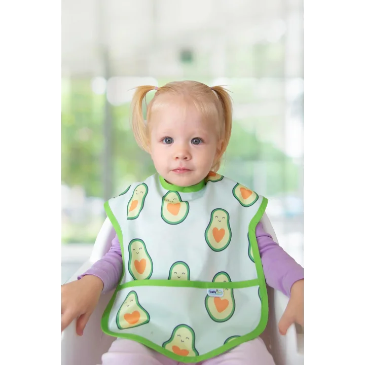 Babyjem Baskılı Blw Kolsuz Mama Önlüğü Avakado Desen