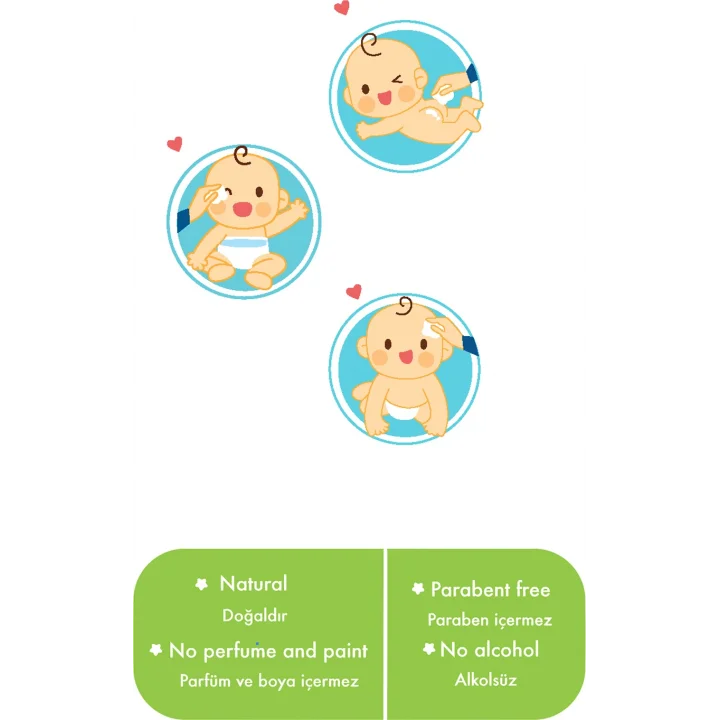 Babyjem Bebek Temizleme Pamuğu 60 Adet Beyaz