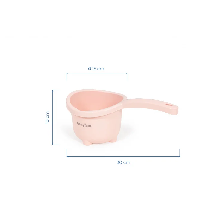 Babyjem 5 Parça Bebek Banyo Küvet Seti Pembe