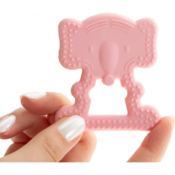 Babyjem Yumuşak Diş Kaşıyıcı Fil Pembe