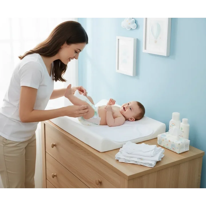 Babyjem Terleme Önleyici Bebek Kundaklı Alt Açma Minderi