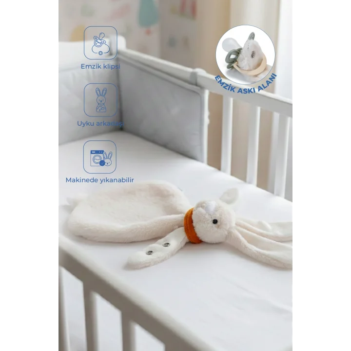 Babyjem Emzik Askılı Tavşan Uyku Arkadaşı Taş
