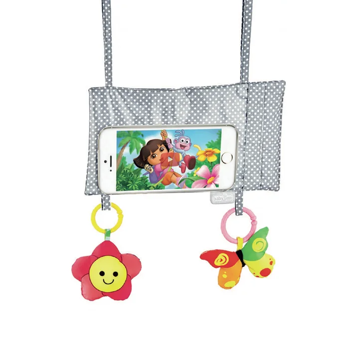 Babyjem Bebek Araç İçi Oto Koltuğu Arkası Telefon Askılığı Gri Puanlı