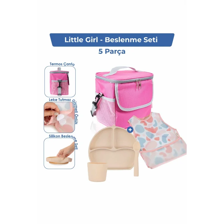 Babyjem Bebek Hediye Beslenme Seti Little Girl 5 Parça