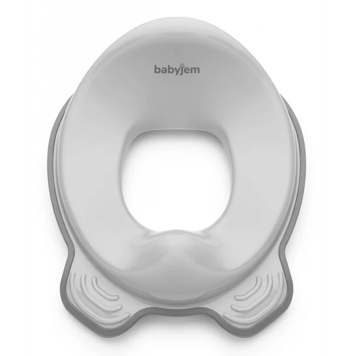 Babyjem Soft Kaymaz Klozet Adaptörü New Soft Gri