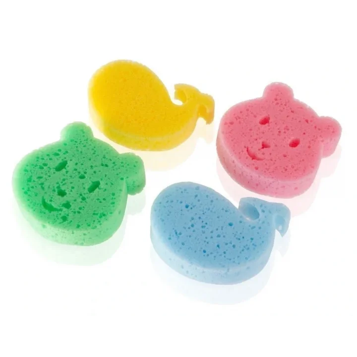 Babyjem Yumuşak Bebek Banyo Yıkama Süngeri 4 Adet