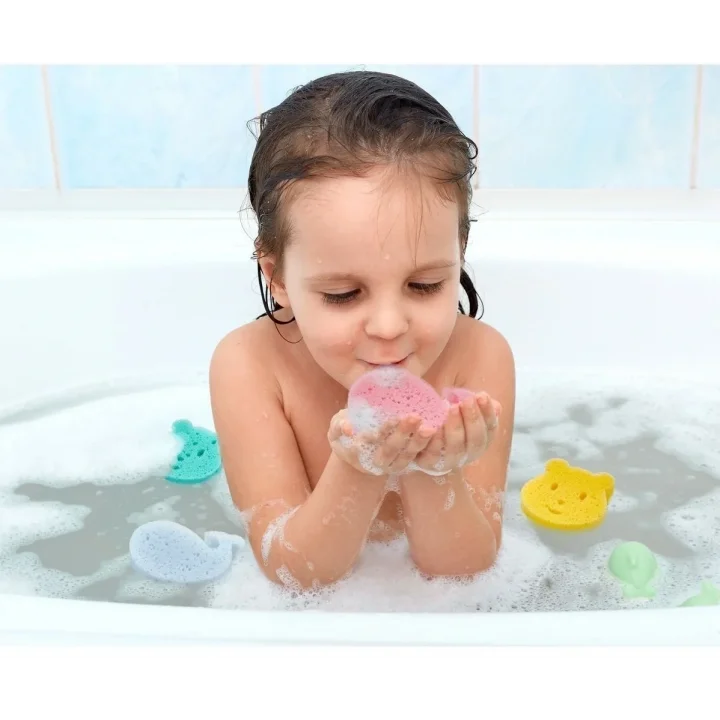 Babyjem Yumuşak Bebek Banyo Yıkama Süngeri 4 Adet