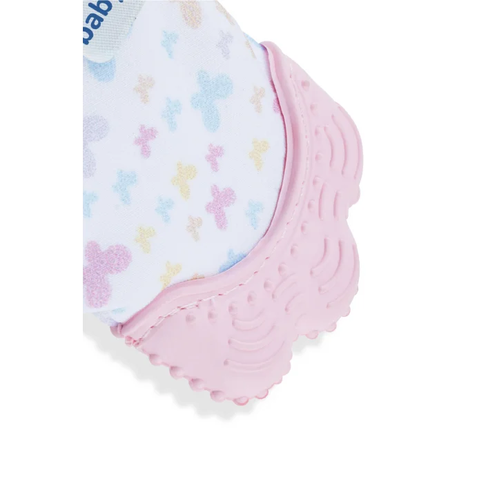 Babyjem Bebek Diş Kaşıyıcı Eldiveni Kelebek Pembe