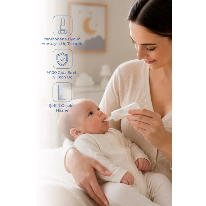 Babyjem Yumuşak Uçlu Anne Süt Kaşığı