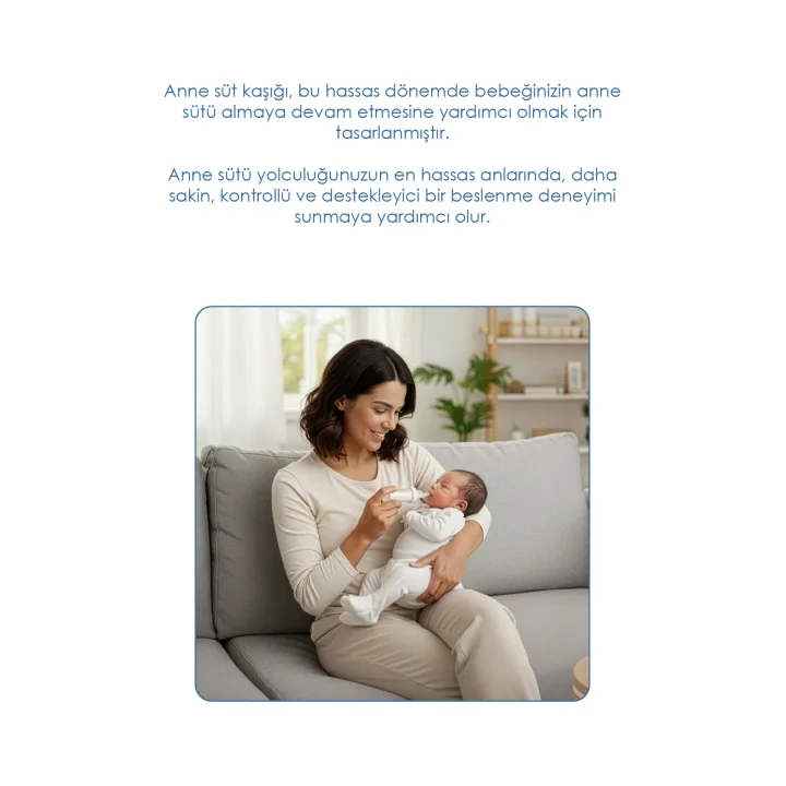 Babyjem Yumuşak Uçlu Anne Süt Kaşığı