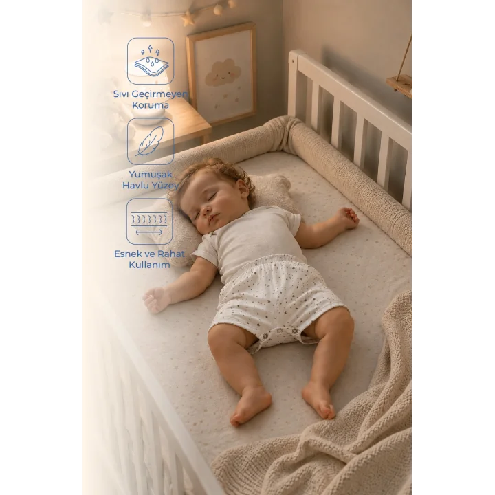Babyjem Sıvı Geçirmez Koruyucu Sızdırmaz Bebek Şortu