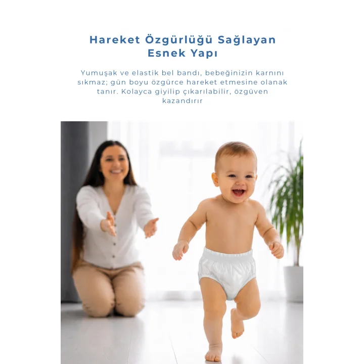 Babyjem Alıştırma Külodu 3 Yaş Beyaz
