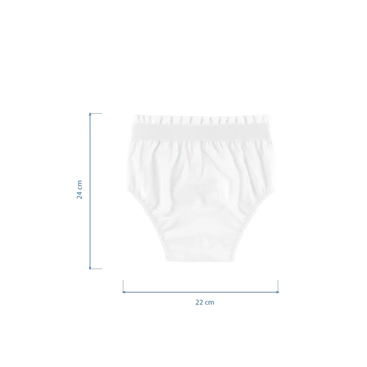Babyjem Alıştırma Külodu 2li Set 3 Yaş Beyaz