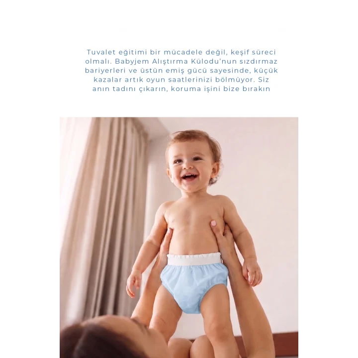 Babyjem Alıştırma Külodu 2li Set 2 Yaş Mavi