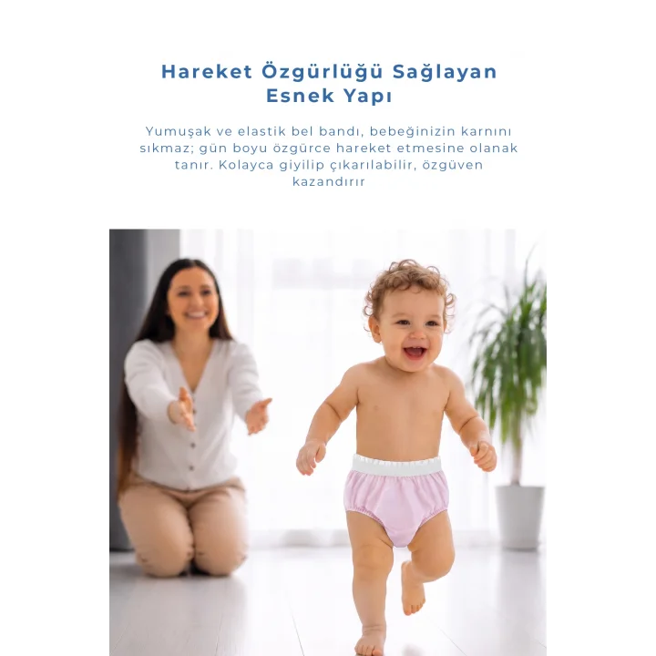 Babyjem Alıştırma Külodu 2li Paket 2 Yaş Pembe