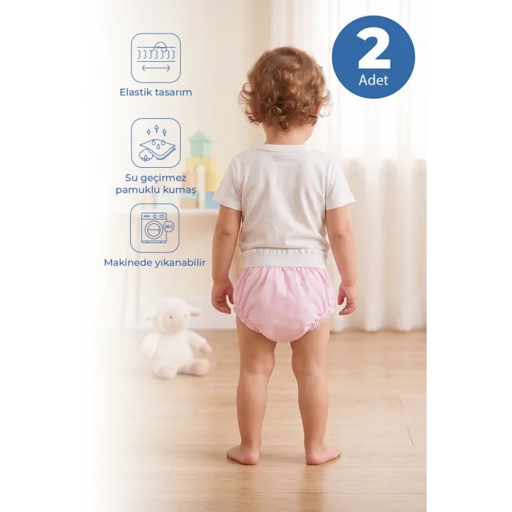 Babyjem Alıştırma Külodu 2li Paket 2 Yaş Pembe