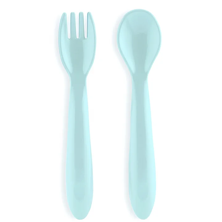 Babyjem Mama Kaşık Çatal Takımı Soft Mavi