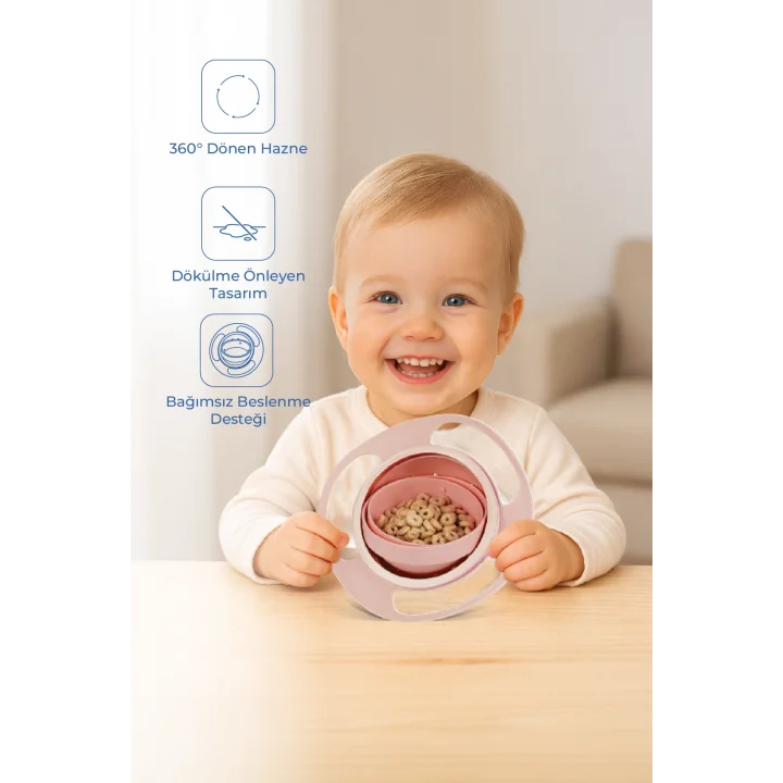 Babyjem Dökülmeyen Tabak Soft Pembe
