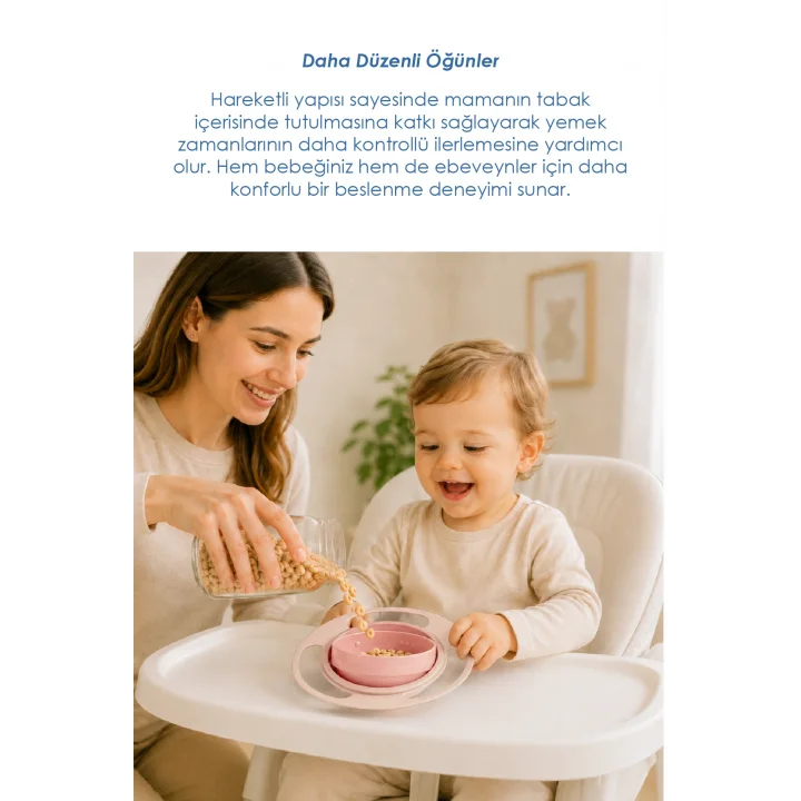 Babyjem Dökülmeyen Tabak Soft Pembe